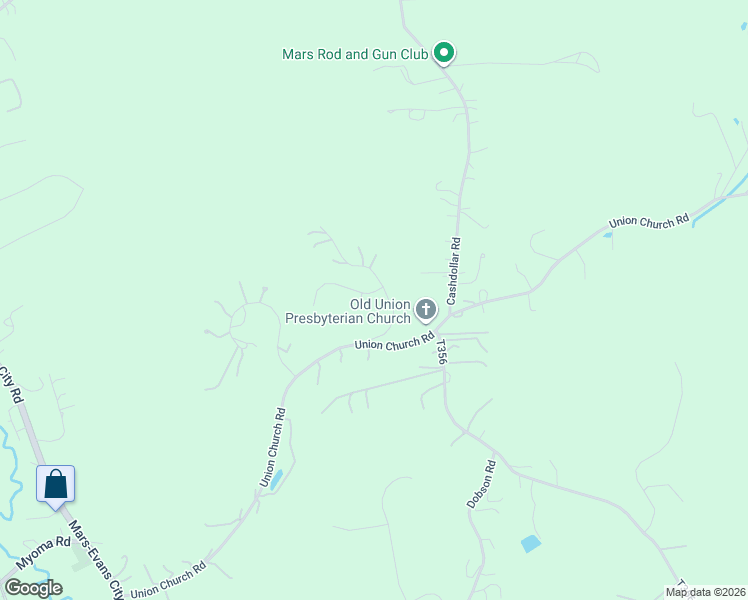 map of restaurants, bars, coffee shops, grocery stores, and more near 101 Ramblewood Lane in Mars