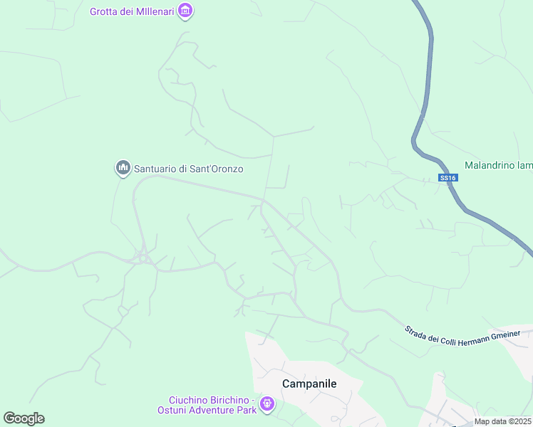 map of restaurants, bars, coffee shops, grocery stores, and more near Contrada Bagnardi in Provincia di Brindisi