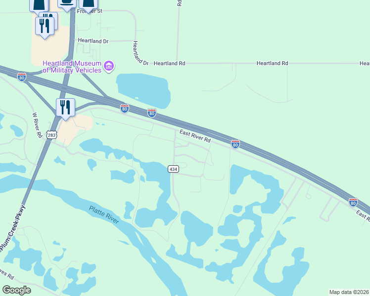map of restaurants, bars, coffee shops, grocery stores, and more near 156-164 East River Road in Lexington