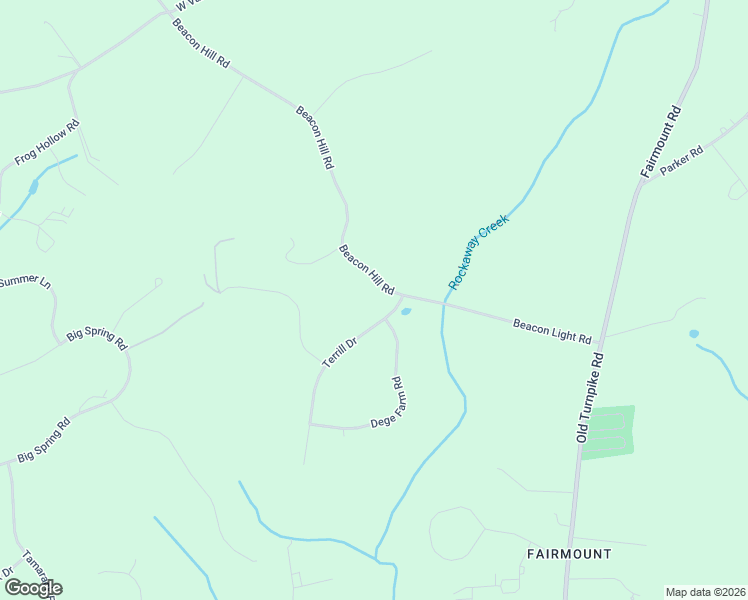 map of restaurants, bars, coffee shops, grocery stores, and more near 2 Terrill Drive in Califon