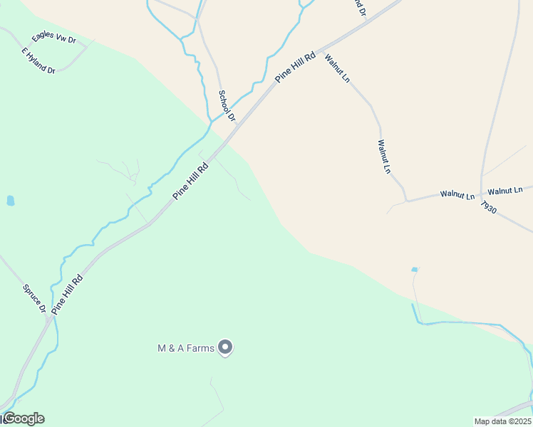 map of restaurants, bars, coffee shops, grocery stores, and more near 232 Pine Hill Road in New Ringgold