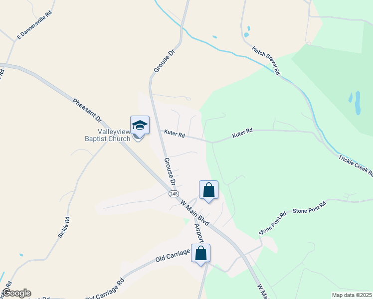 map of restaurants, bars, coffee shops, grocery stores, and more near 2824 Dogwood Lane in Bath