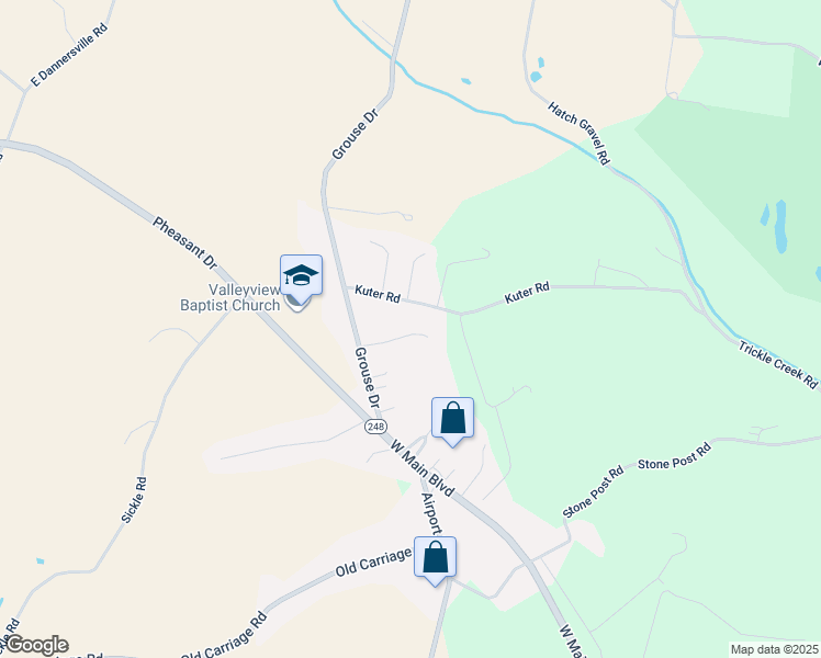 map of restaurants, bars, coffee shops, grocery stores, and more near 2824 Dogwood Lane in Bath