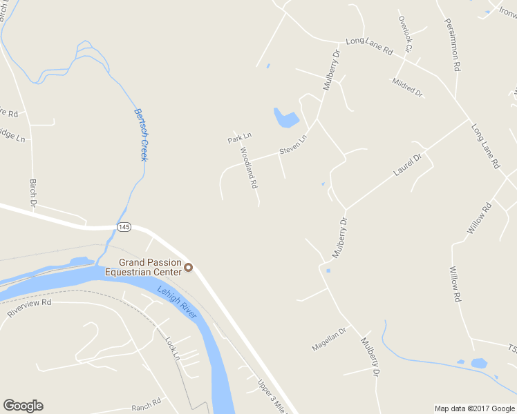 map of restaurants, bars, coffee shops, grocery stores, and more near 436 Woodland Road in Walnutport