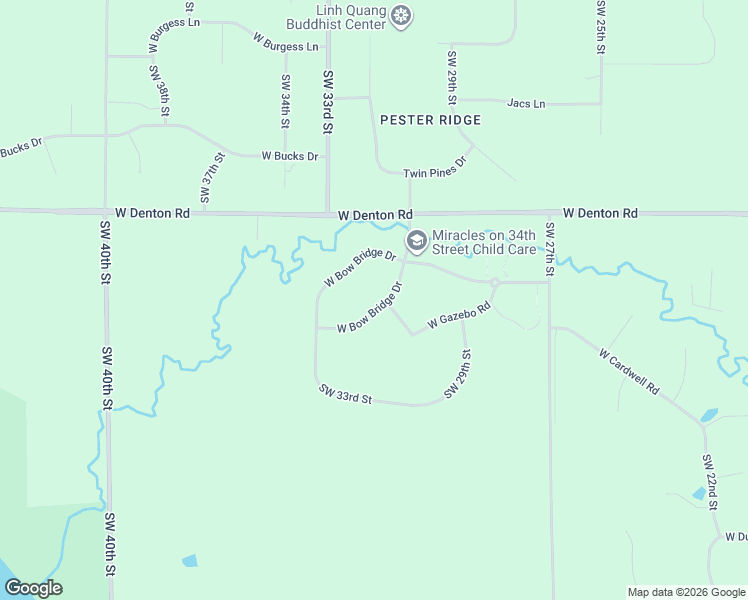 map of restaurants, bars, coffee shops, grocery stores, and more near 3130 West Bow Bridge Drive in Lincoln