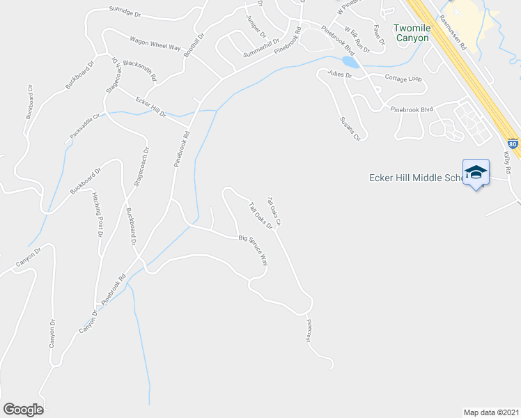 map of restaurants, bars, coffee shops, grocery stores, and more near 7655 Tall Oaks Drive in Park City