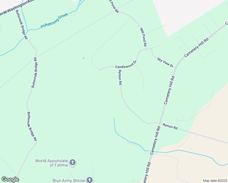 map of restaurants, bars, coffee shops, grocery stores, and more near 8 Rymon Road in Washington