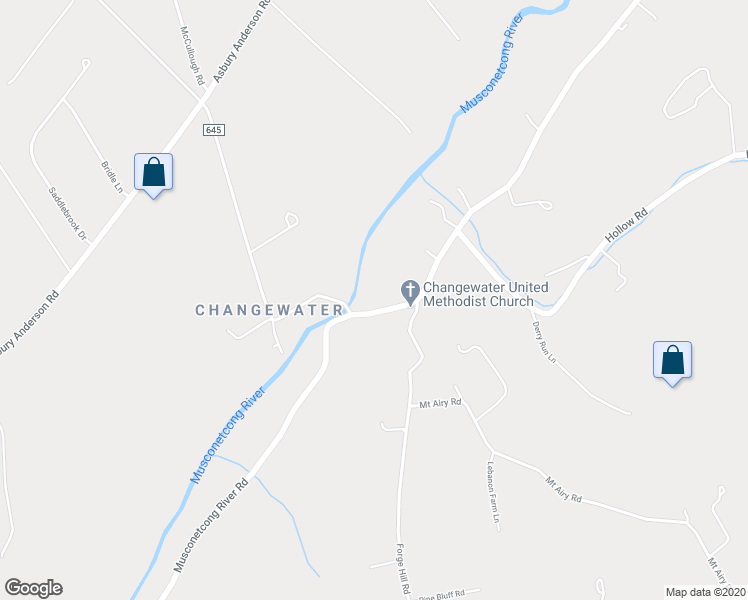 map of restaurants, bars, coffee shops, grocery stores, and more near 179 Musconetcong River Road in Glen Gardner