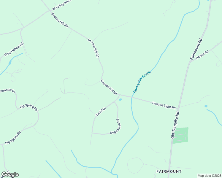 map of restaurants, bars, coffee shops, grocery stores, and more near 2 Terrill Drive in Califon