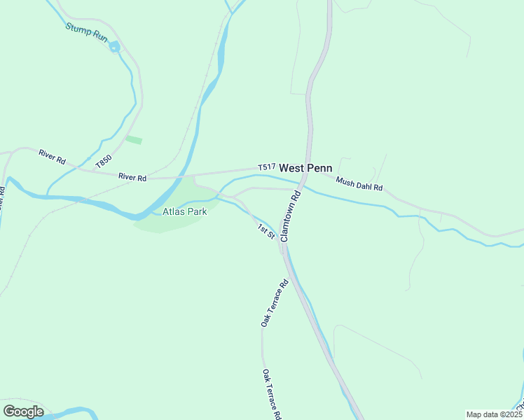 map of restaurants, bars, coffee shops, grocery stores, and more near 20 1st Street in Tamaqua