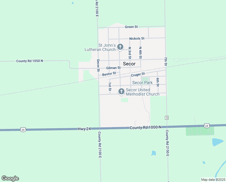 map of restaurants, bars, coffee shops, grocery stores, and more near West Jones Street in Secor