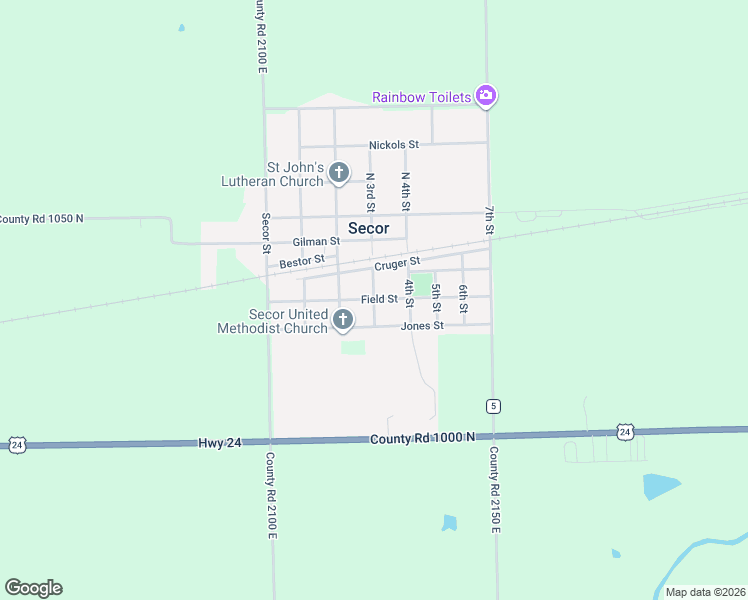 map of restaurants, bars, coffee shops, grocery stores, and more near 200 Field Street in Secor