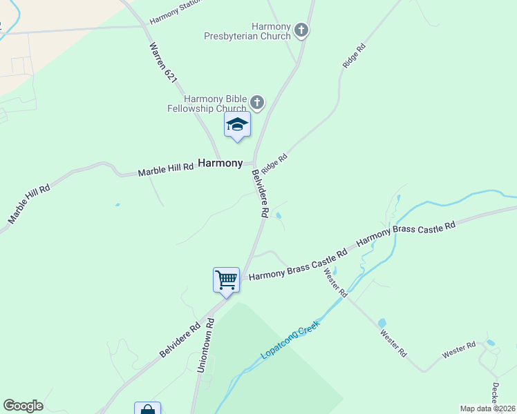 map of restaurants, bars, coffee shops, grocery stores, and more near 2481 Belvidere Road in Phillipsburg