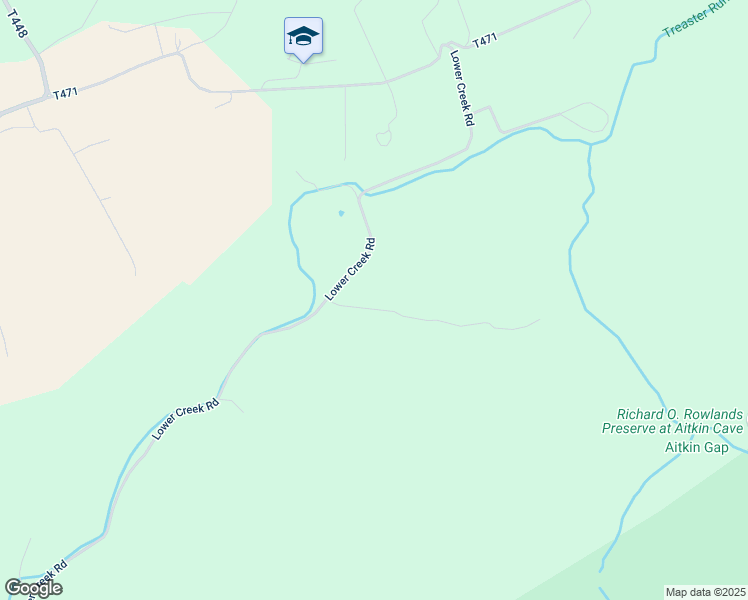 map of restaurants, bars, coffee shops, grocery stores, and more near 51 Lucky Hunter in Milroy