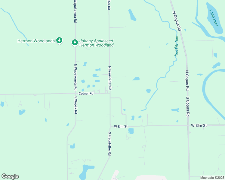 map of restaurants, bars, coffee shops, grocery stores, and more near 120 North Fraunfelter Road in Lima