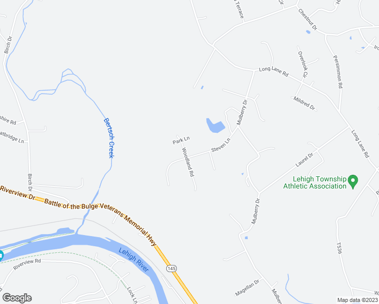 map of restaurants, bars, coffee shops, grocery stores, and more near 4638 Steven Lane in Walnutport