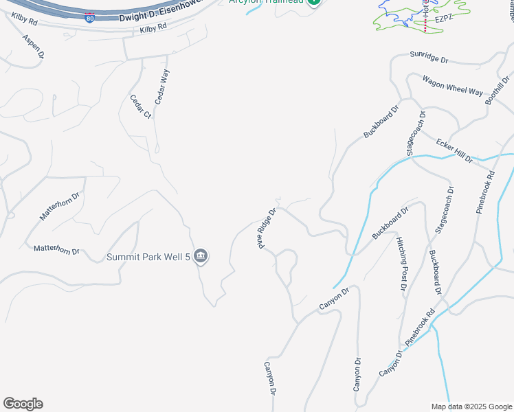 map of restaurants, bars, coffee shops, grocery stores, and more near 7349 Pine Ridge Drive in Park City