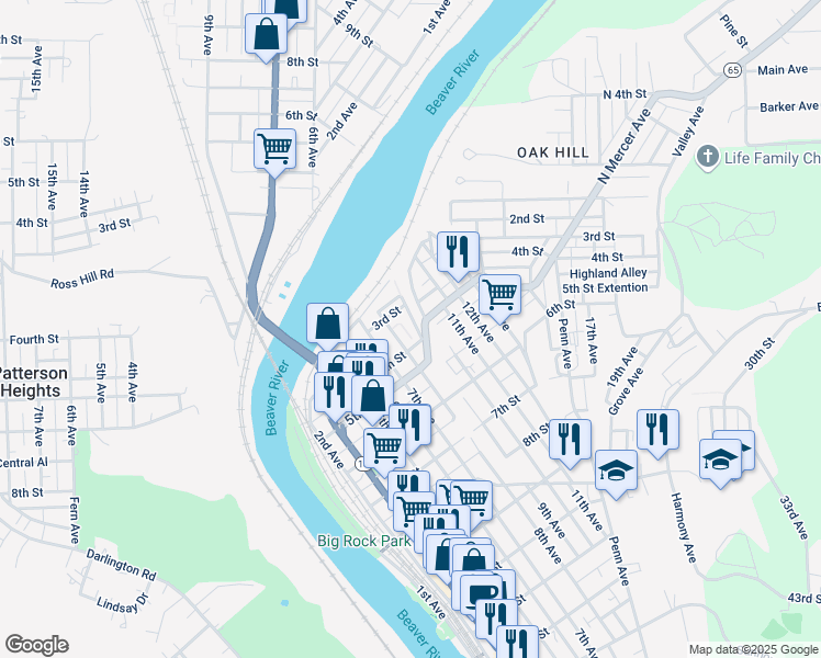 map of restaurants, bars, coffee shops, grocery stores, and more near 332 9th Avenue in New Brighton