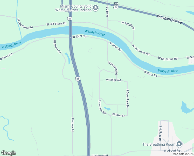 map of restaurants, bars, coffee shops, grocery stores, and more near 1727 S Riverview Rd in Peru