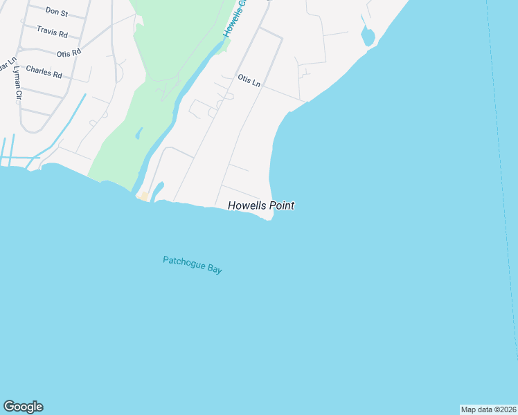 map of restaurants, bars, coffee shops, grocery stores, and more near 16 Point Road in Bellport