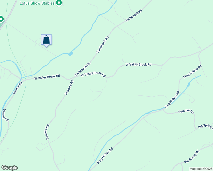 map of restaurants, bars, coffee shops, grocery stores, and more near 285 West Valley Brook Road in Califon