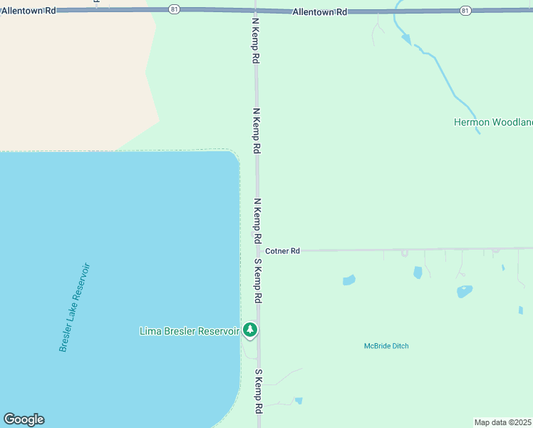 map of restaurants, bars, coffee shops, grocery stores, and more near 230 North Kemp Road in Elida
