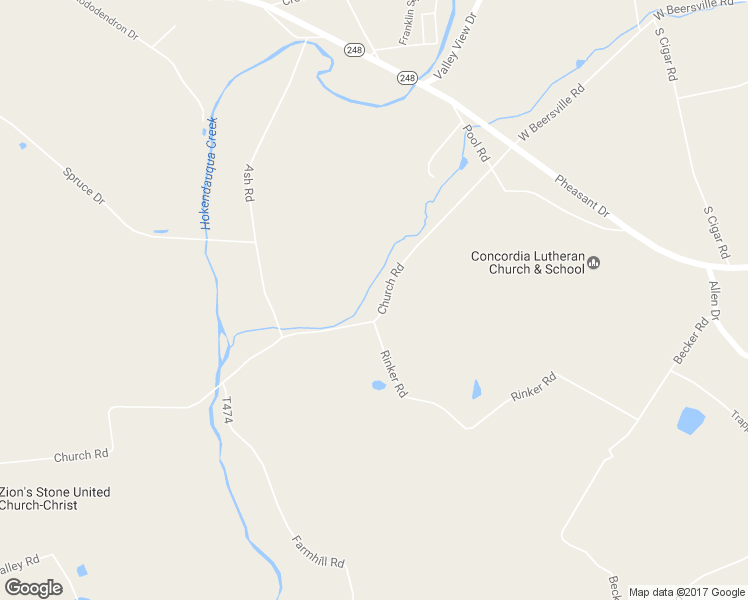 map of restaurants, bars, coffee shops, grocery stores, and more near 3376 Church Road in Northampton