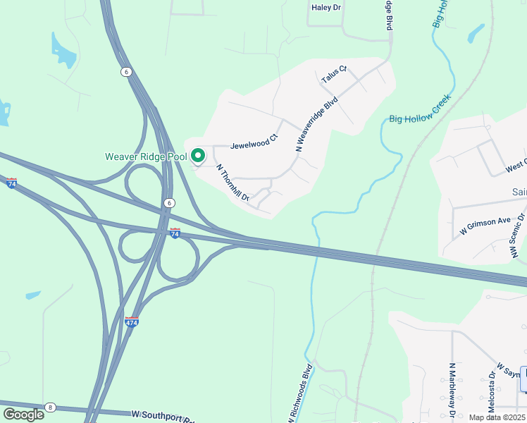 map of restaurants, bars, coffee shops, grocery stores, and more near 4540 Tallgrass Lane in Peoria