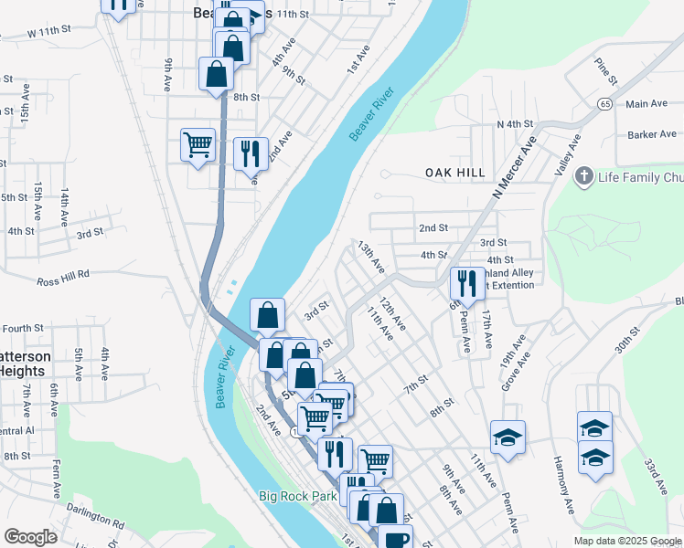 map of restaurants, bars, coffee shops, grocery stores, and more near 314 11th Avenue in New Brighton
