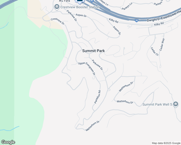 map of restaurants, bars, coffee shops, grocery stores, and more near 395 Upper Evergreen Drive in Park City