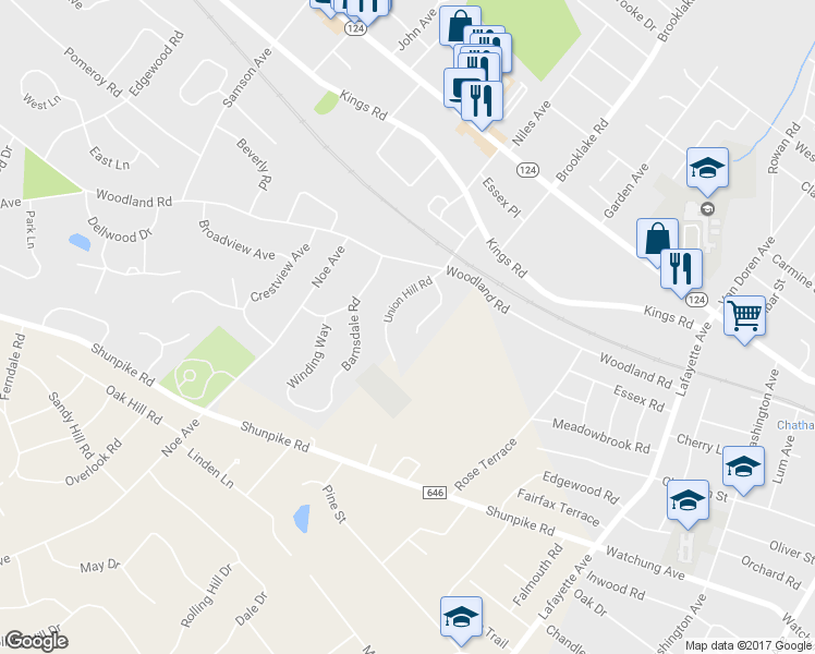 map of restaurants, bars, coffee shops, grocery stores, and more near 9 Independence Court in Madison
