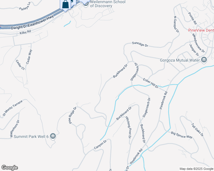 map of restaurants, bars, coffee shops, grocery stores, and more near 7688 Buckboard Drive in Park City