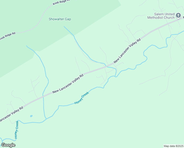 map of restaurants, bars, coffee shops, grocery stores, and more near 2958 New Lancaster Valley Road in Milroy