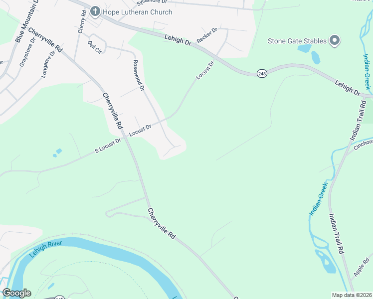 map of restaurants, bars, coffee shops, grocery stores, and more near 4074 Heather Court in Northampton