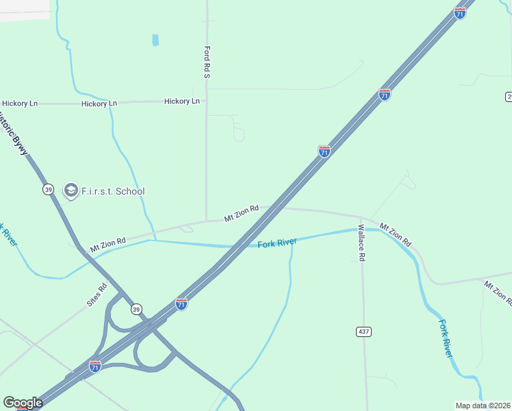 map of restaurants, bars, coffee shops, grocery stores, and more near 1641 County Highway 285 in Mansfield