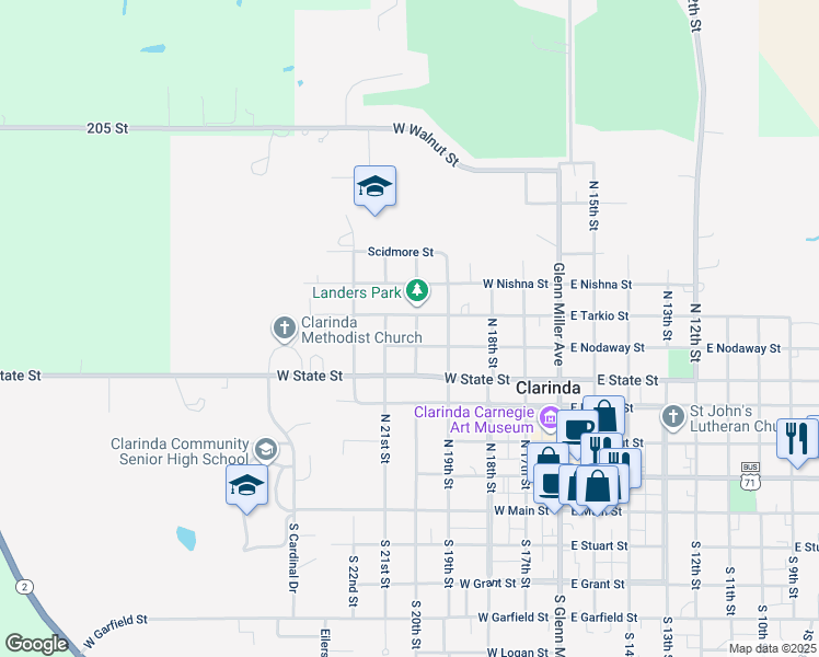 614 North 20th Street, Clarinda IA Walk Score