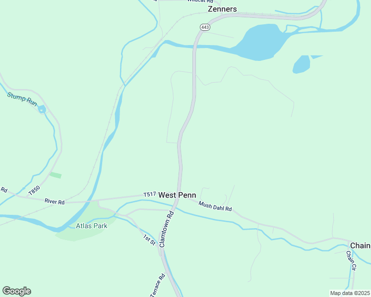 map of restaurants, bars, coffee shops, grocery stores, and more near 1044 Clamtown Road in Tamaqua