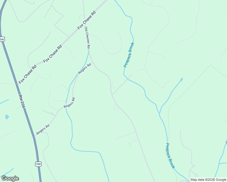map of restaurants, bars, coffee shops, grocery stores, and more near 941 Old Chester Road in Far Hills