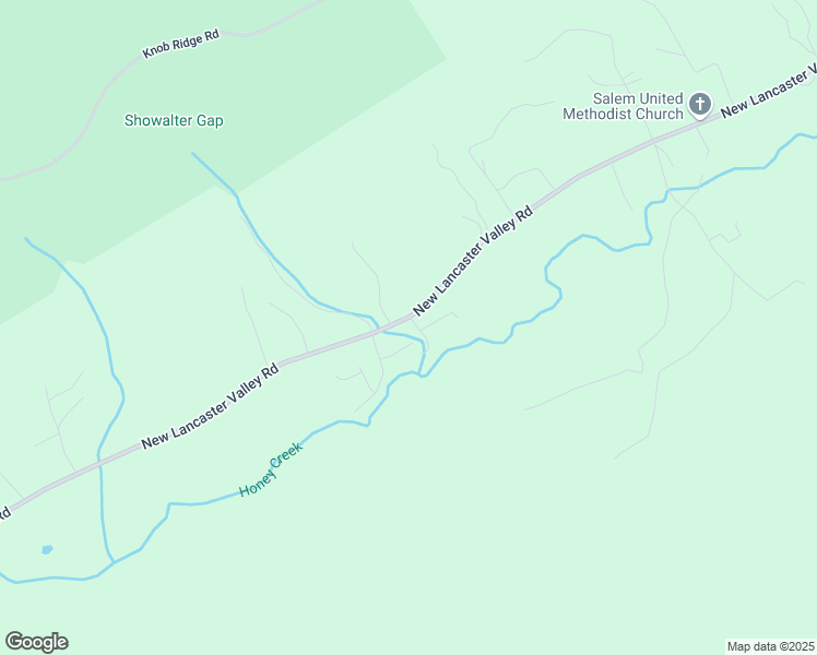 map of restaurants, bars, coffee shops, grocery stores, and more near 3062 New Lancaster Valley Road in Milroy