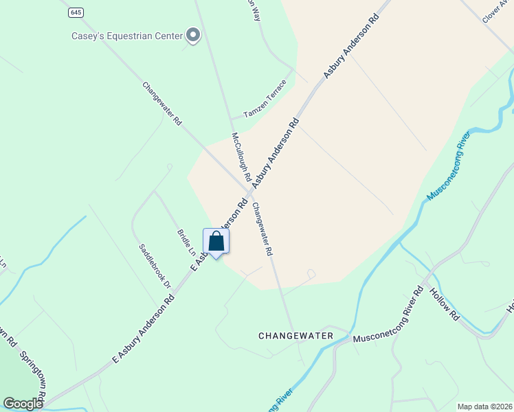 map of restaurants, bars, coffee shops, grocery stores, and more near 146 Changewater Road in Washington