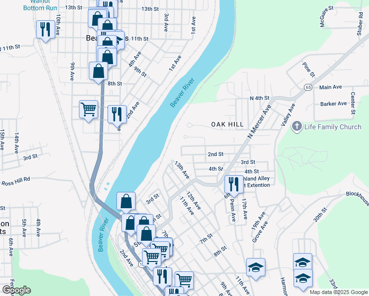 map of restaurants, bars, coffee shops, grocery stores, and more near 110 13th Avenue in New Brighton