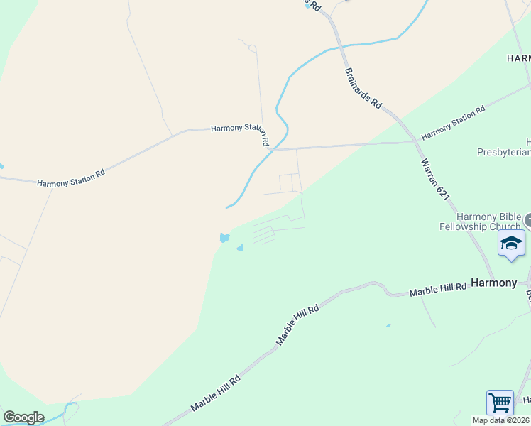 map of restaurants, bars, coffee shops, grocery stores, and more near in Harmony