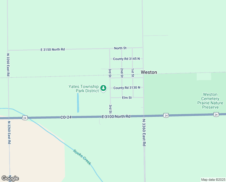 map of restaurants, bars, coffee shops, grocery stores, and more near 31310 3rd Street in Chenoa
