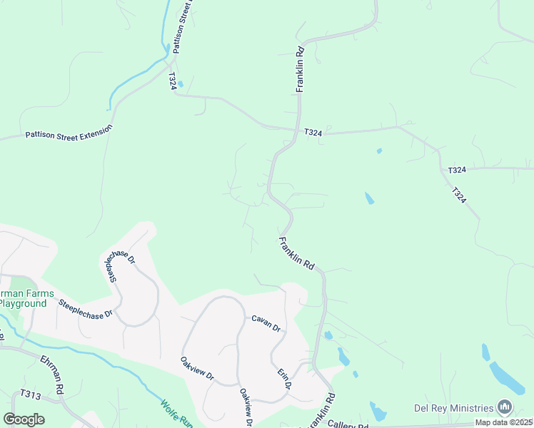 map of restaurants, bars, coffee shops, grocery stores, and more near 102 Timberview Trail in Evans City