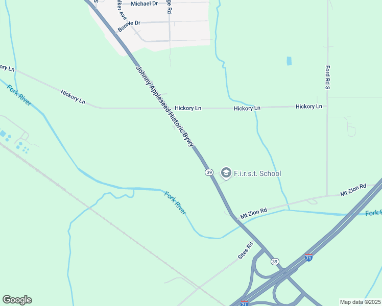 map of restaurants, bars, coffee shops, grocery stores, and more near 1364 Lucas Road in Mansfield