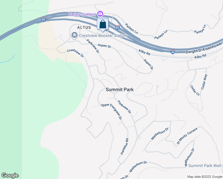 map of restaurants, bars, coffee shops, grocery stores, and more near 515 Crestview Drive in Park City