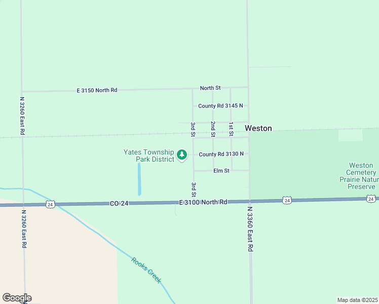 map of restaurants, bars, coffee shops, grocery stores, and more near 31310 3rd Street in Chenoa