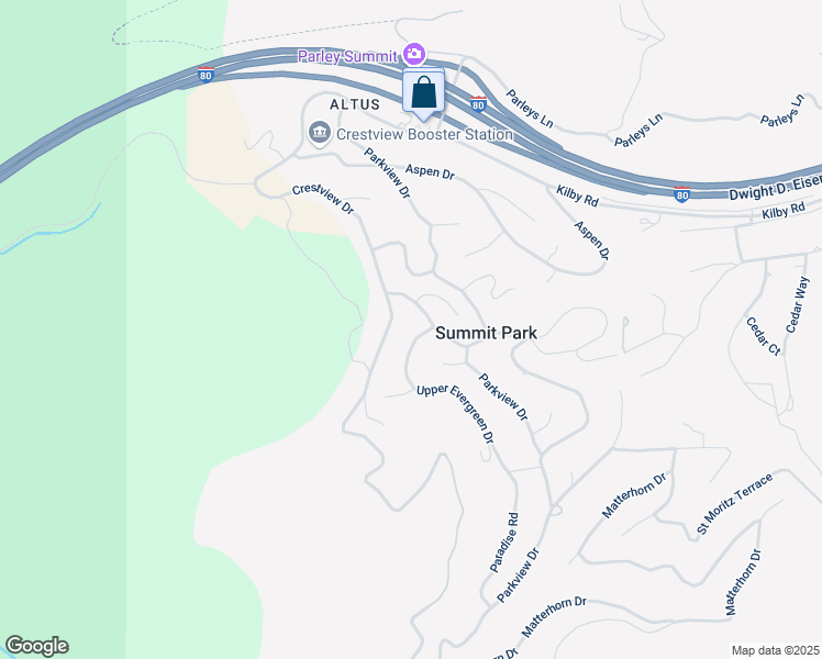 map of restaurants, bars, coffee shops, grocery stores, and more near 575 Upper Evergreen Drive in Park City