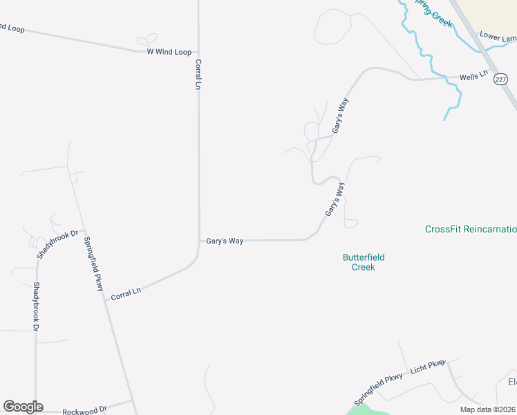 map of restaurants, bars, coffee shops, grocery stores, and more near 501 Gary's Way in Spring Creek