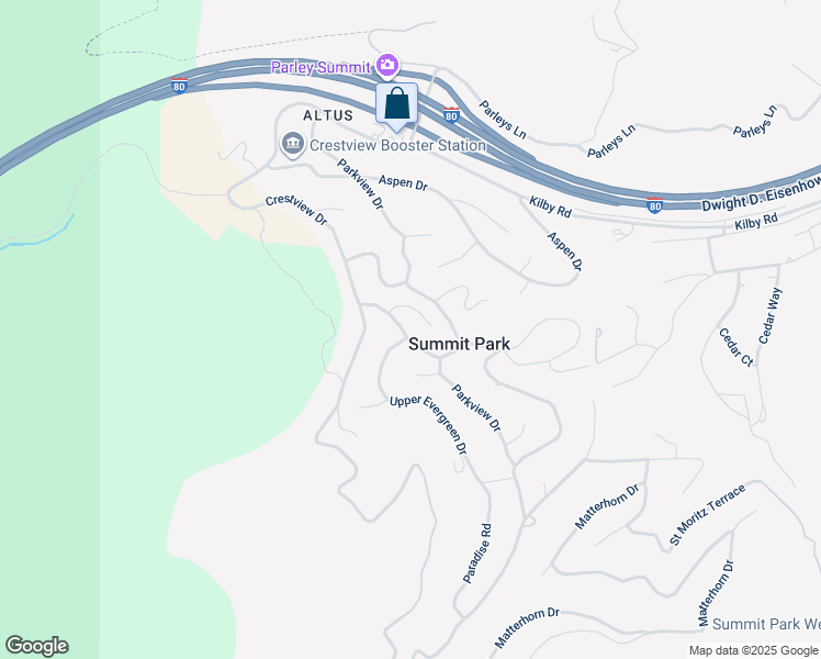 map of restaurants, bars, coffee shops, grocery stores, and more near 515 Crestview Dr in Park City
